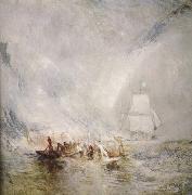 Joseph Mallord William Turner Whalers (mk31) oil painting on canvas